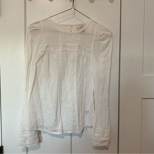 Universal Thread - Girls White Long Sleeve Top - Size XS